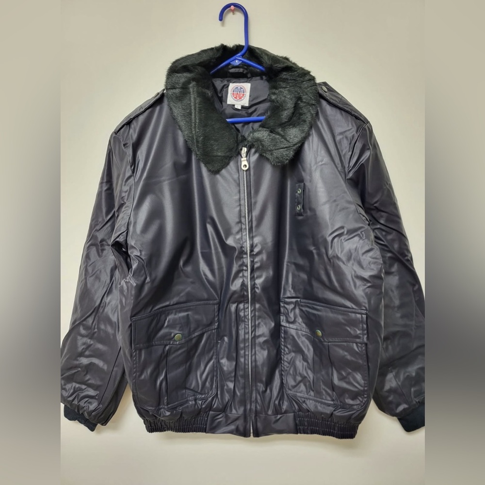Lot of 5 new police bombers. Different sizes.